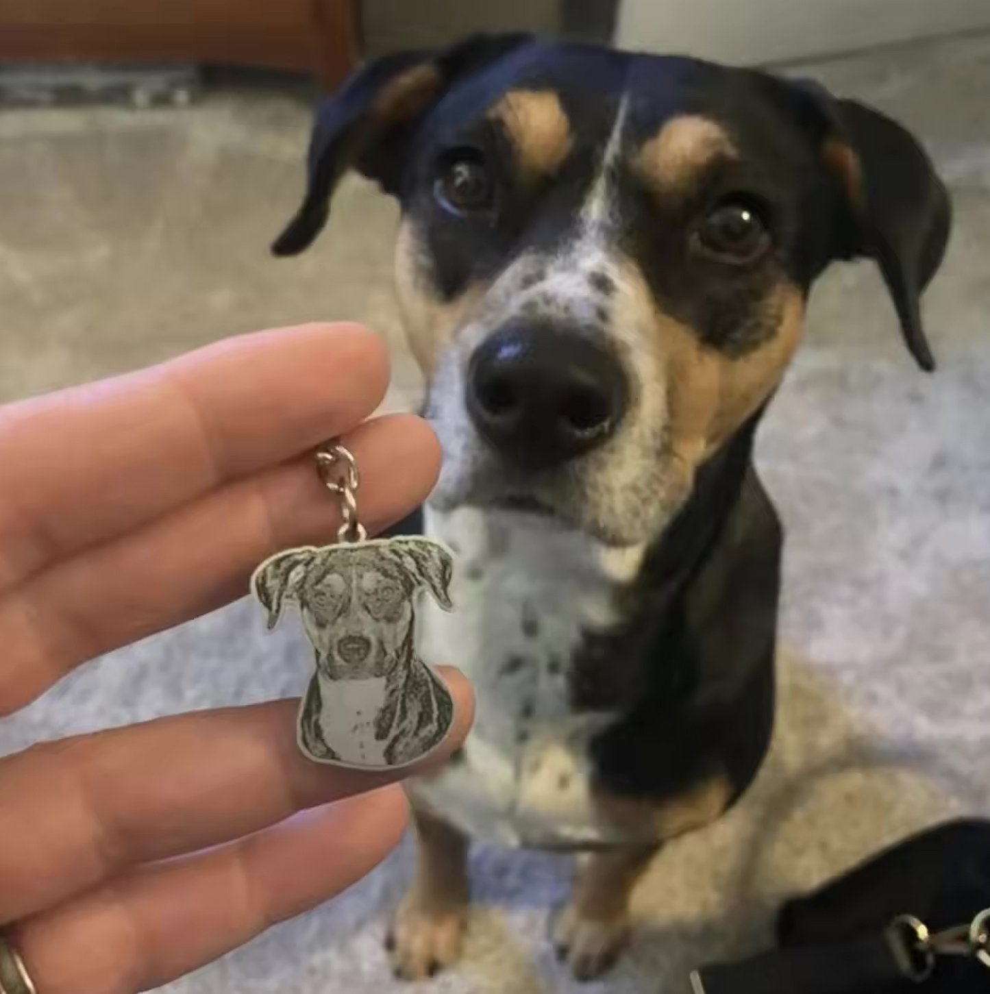 Personalized Pet Photo Keychain – Carry Your Furry Friend Everywhere!