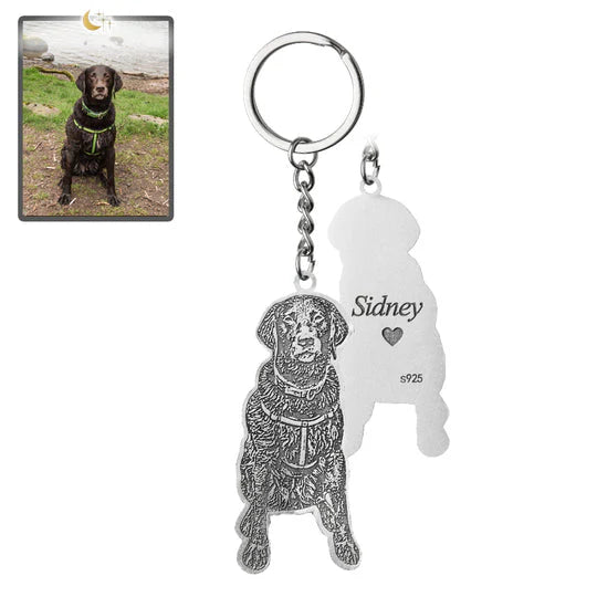 Personalized Pet Photo Keychain – Carry Your Furry Friend Everywhere!